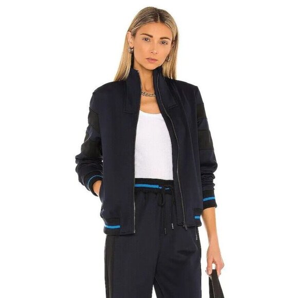 Splits59 Ludwig Track Jacket Navy Size XS Athletic Wear Workout Full Zip Sporty - Picture 1 of 11